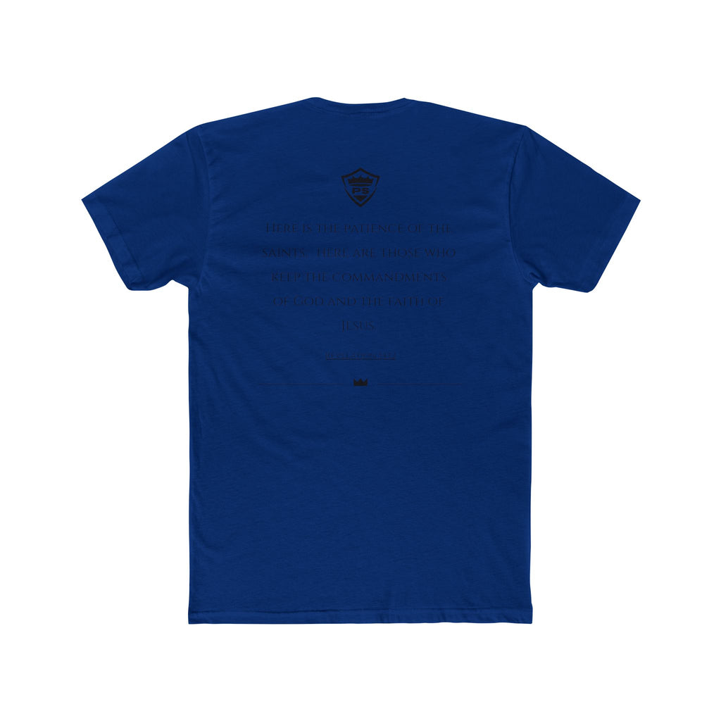 Patient Saint Banner Revelation 14:12 T-shirt