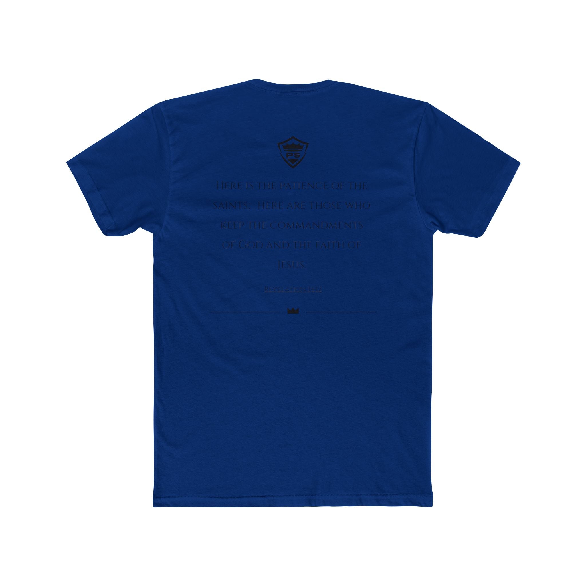 Patient Saint Banner Revelation 14:12 T-shirt