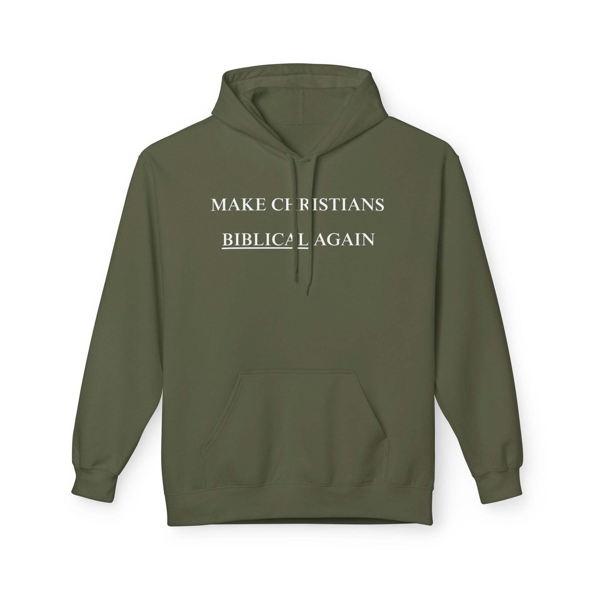 "Make Christians Biblical Again" Streetwear Hoodie