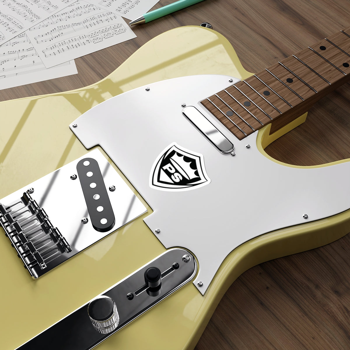 PS Shield Die-Cut Sticker