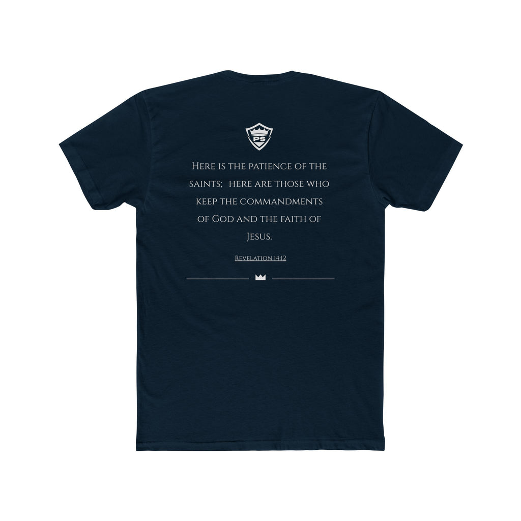 Patient Saint Banner Revelation 14:12 T-shirt