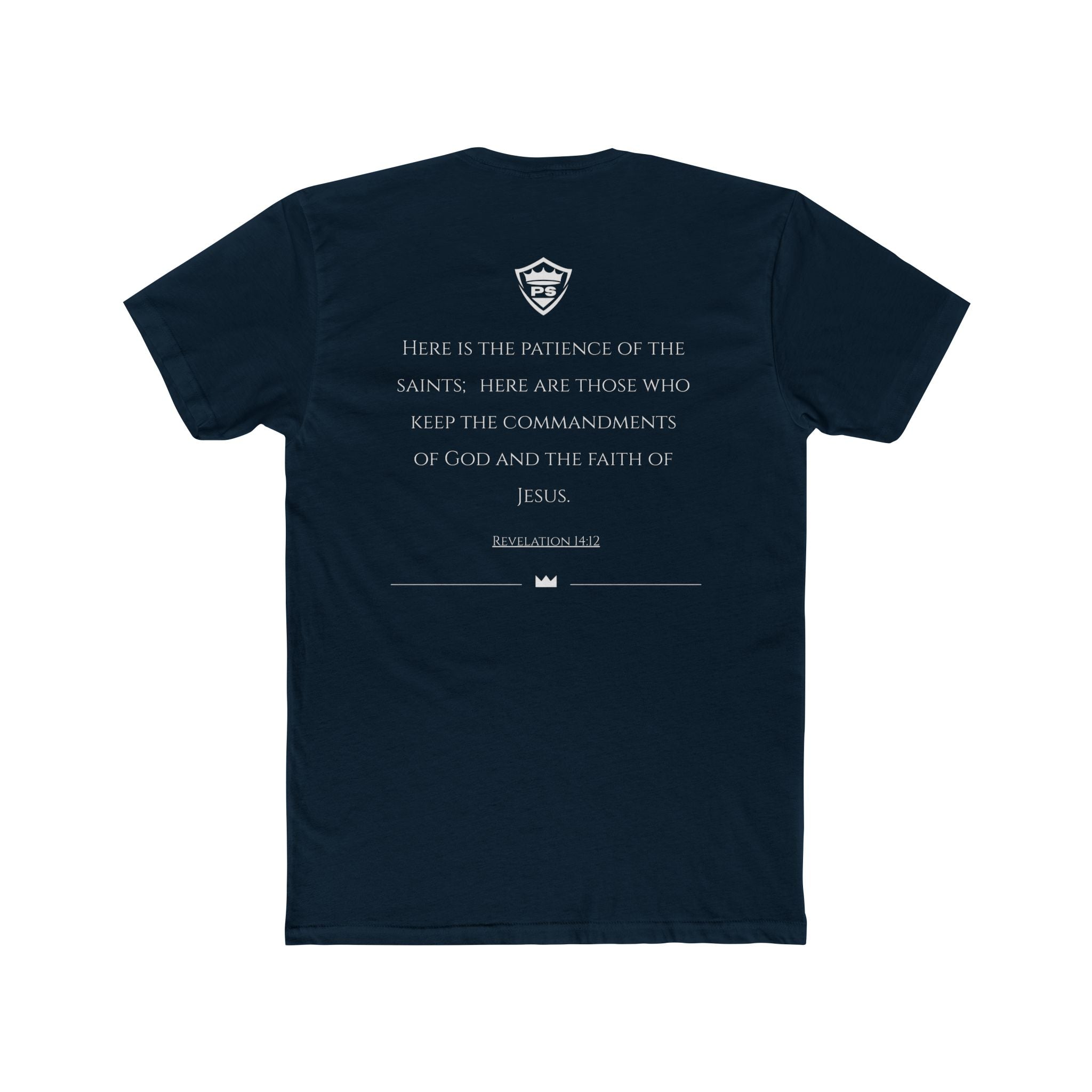 Patient Saint Banner Revelation 14:12 T-shirt