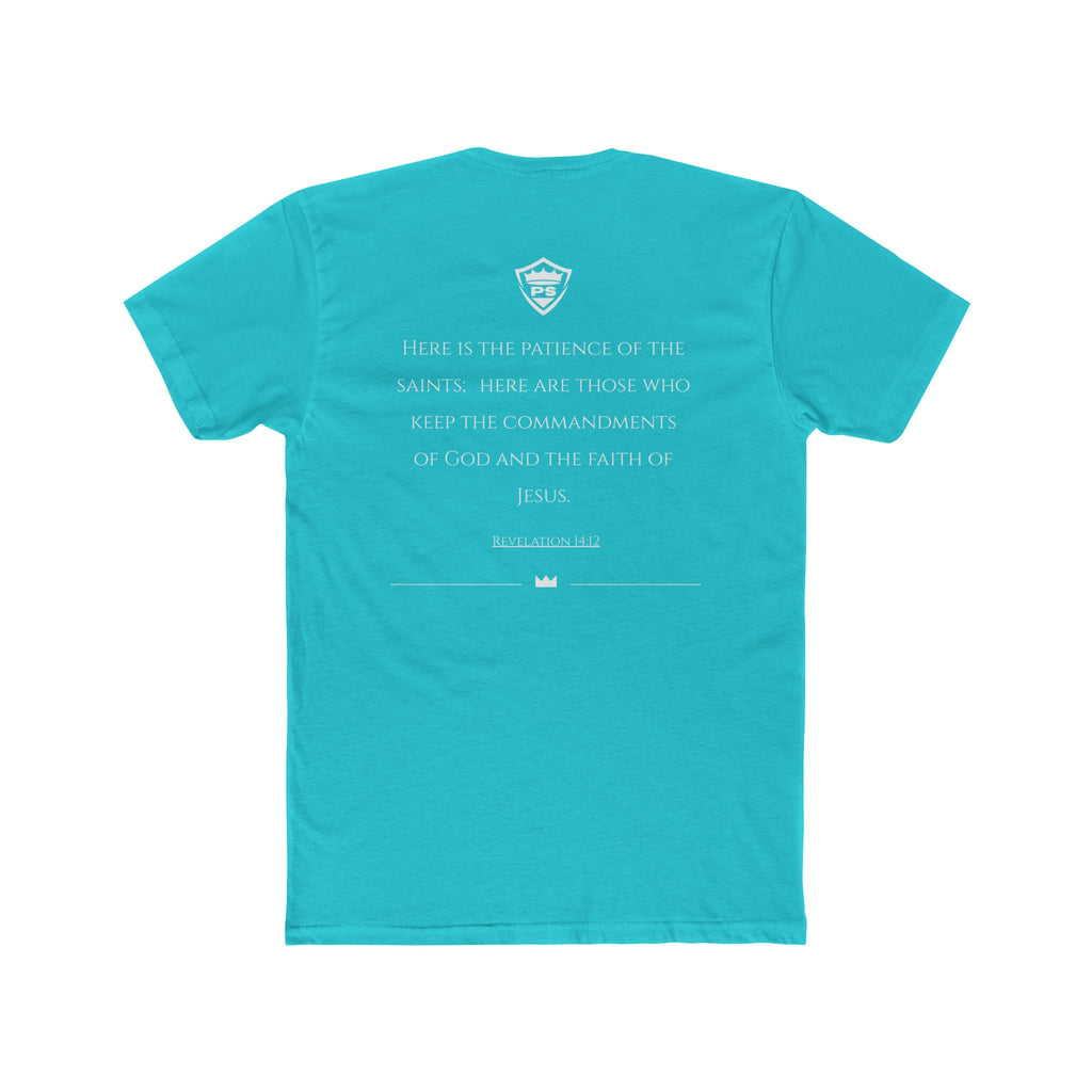 Patient Saint Banner Revelation 14:12 T-shirt