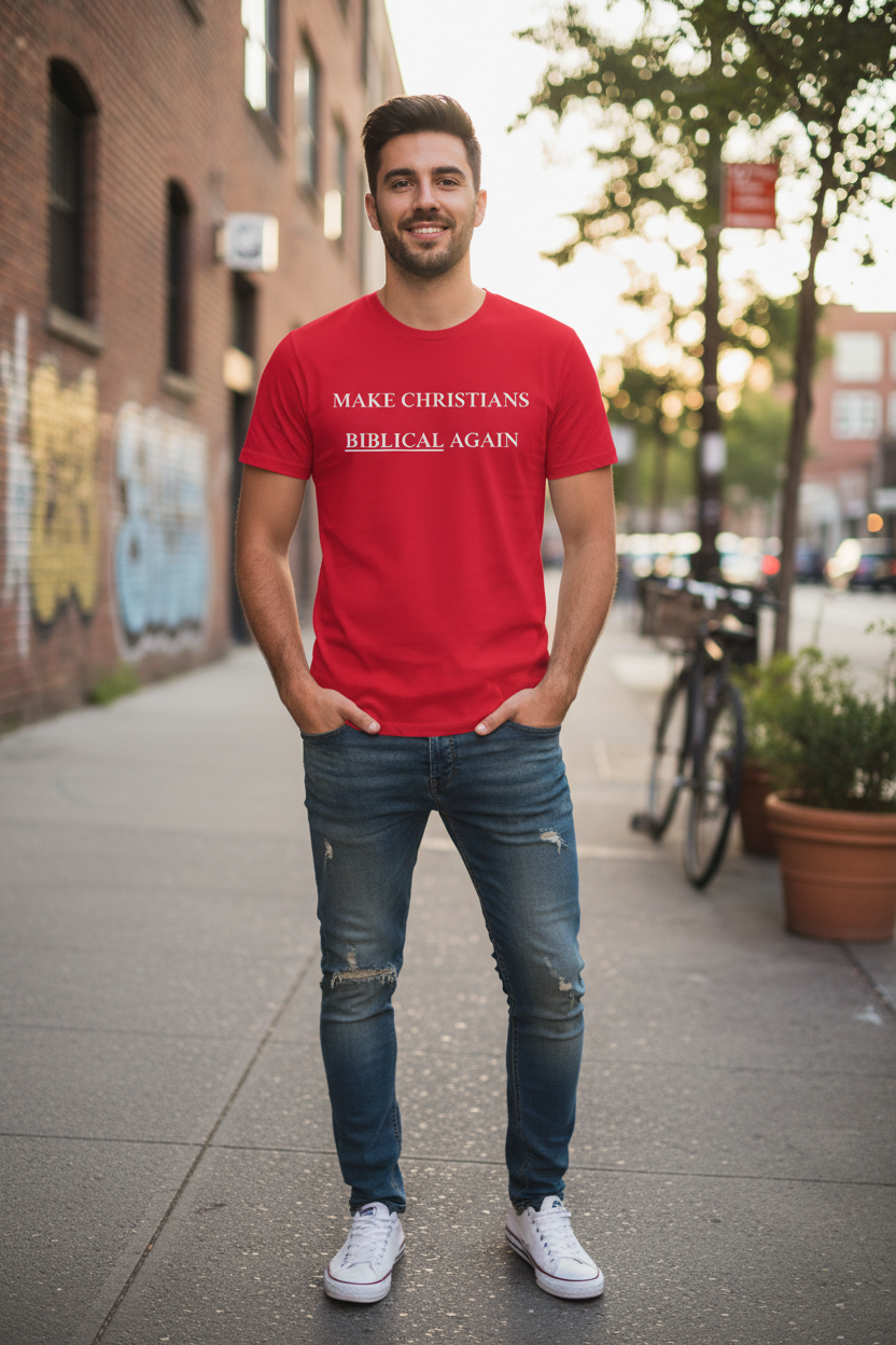 "Make Christians Biblical Again" T-Shirt