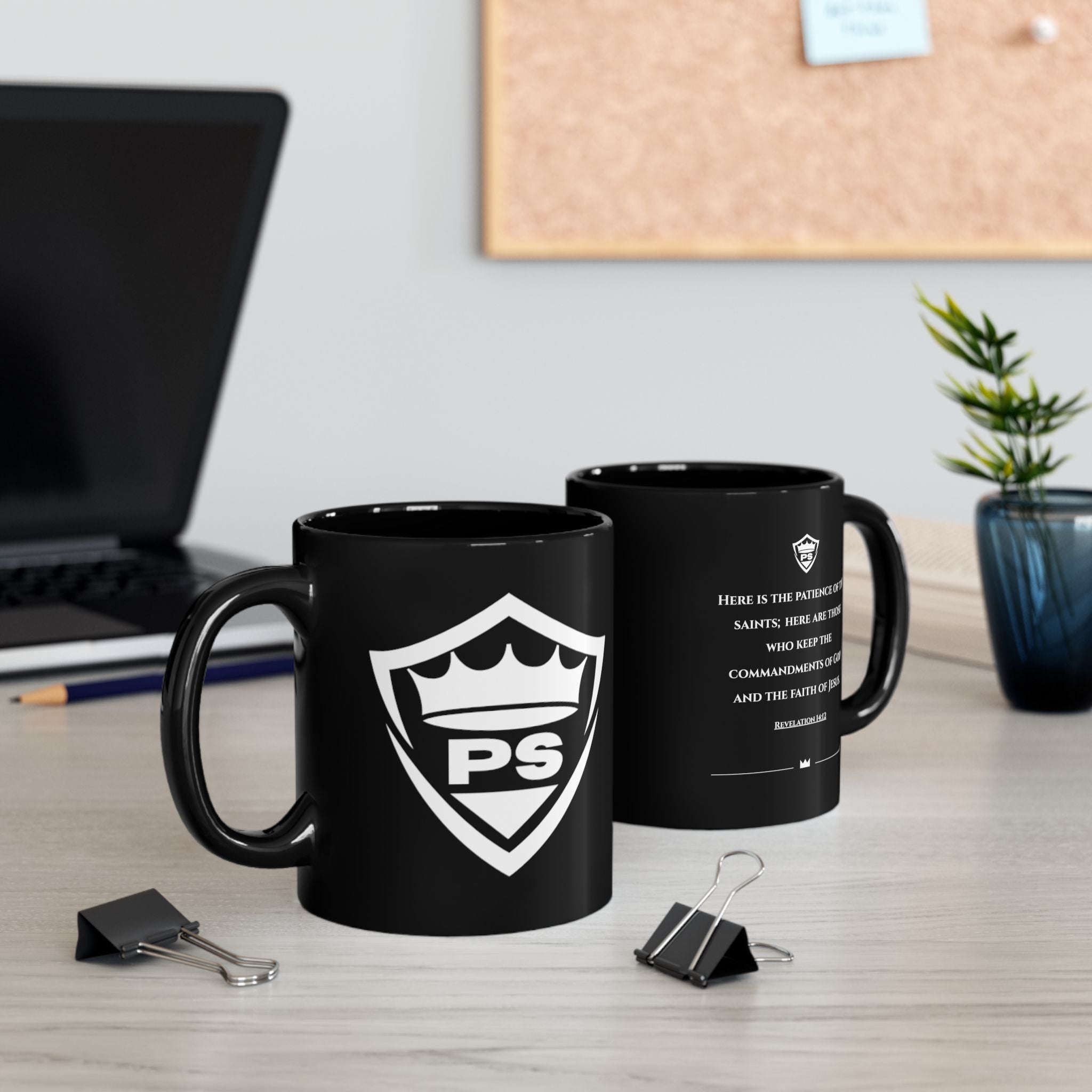 Patient Saint Revelation 14:12 Scripture Coffee Cup (11oz)
