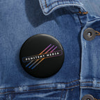 Penitent Media Logo Custom Pin Button