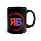 RB Logo Black Coffee Mug (11oz)