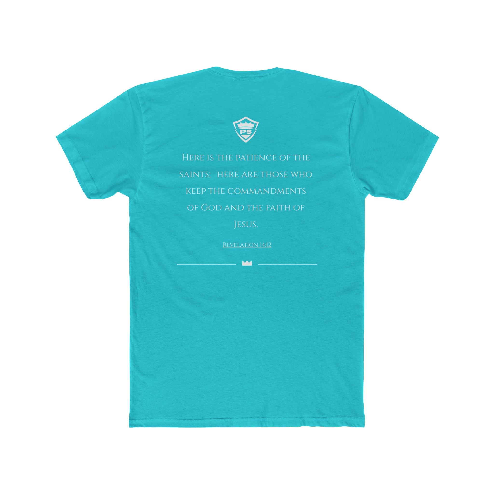 Patient Saint Banner Revelation 14:12 T-shirt