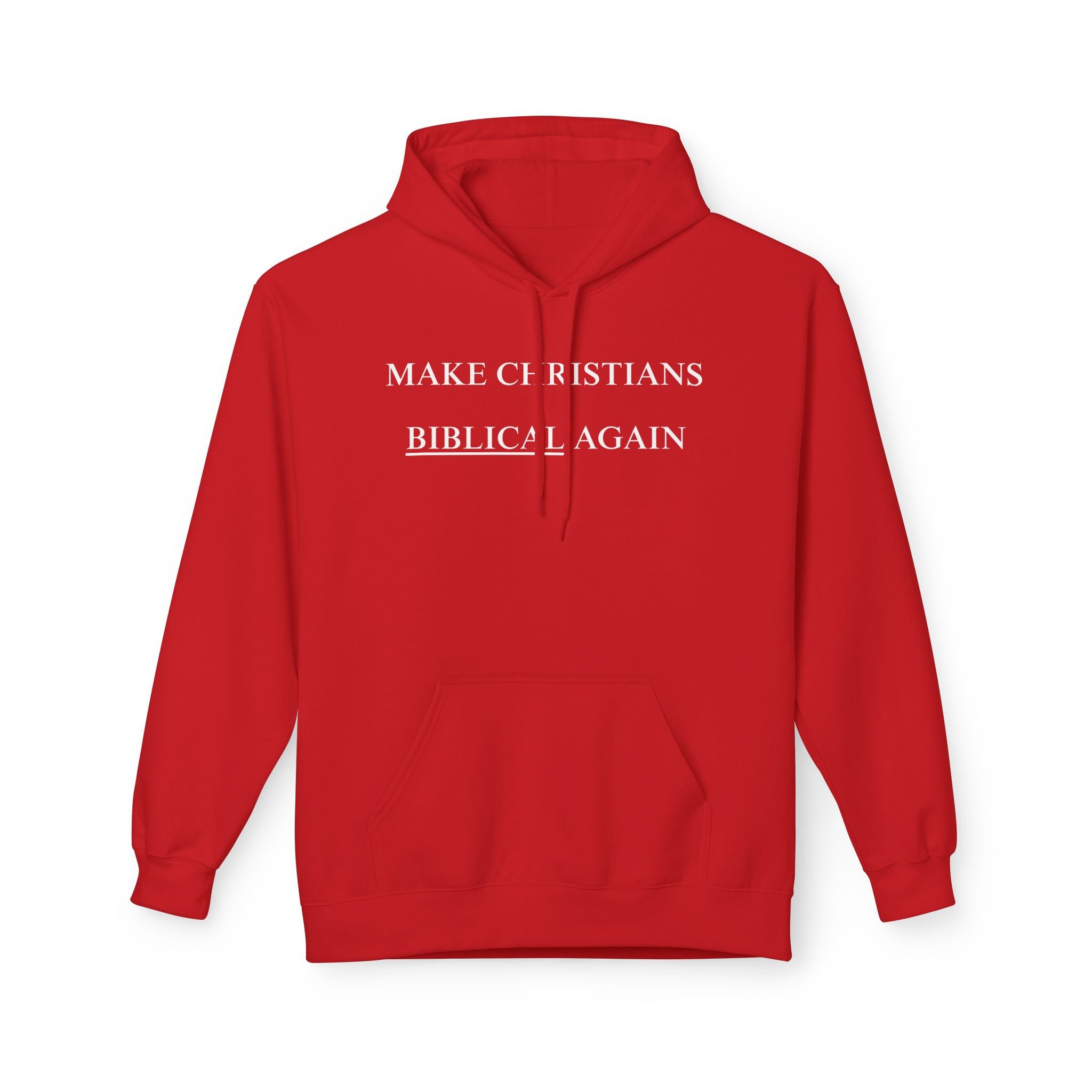 "Make Christians Biblical Again" Streetwear Hoodie